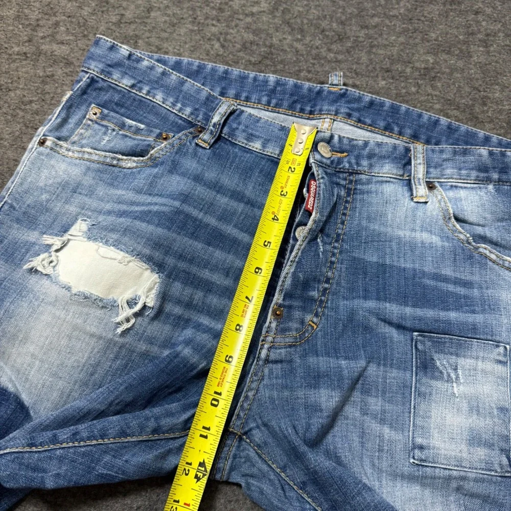 Dsquared2 Cool Guy Distressed Blue Jeans S74LB0615 Mens Size 54 IT (36x34)